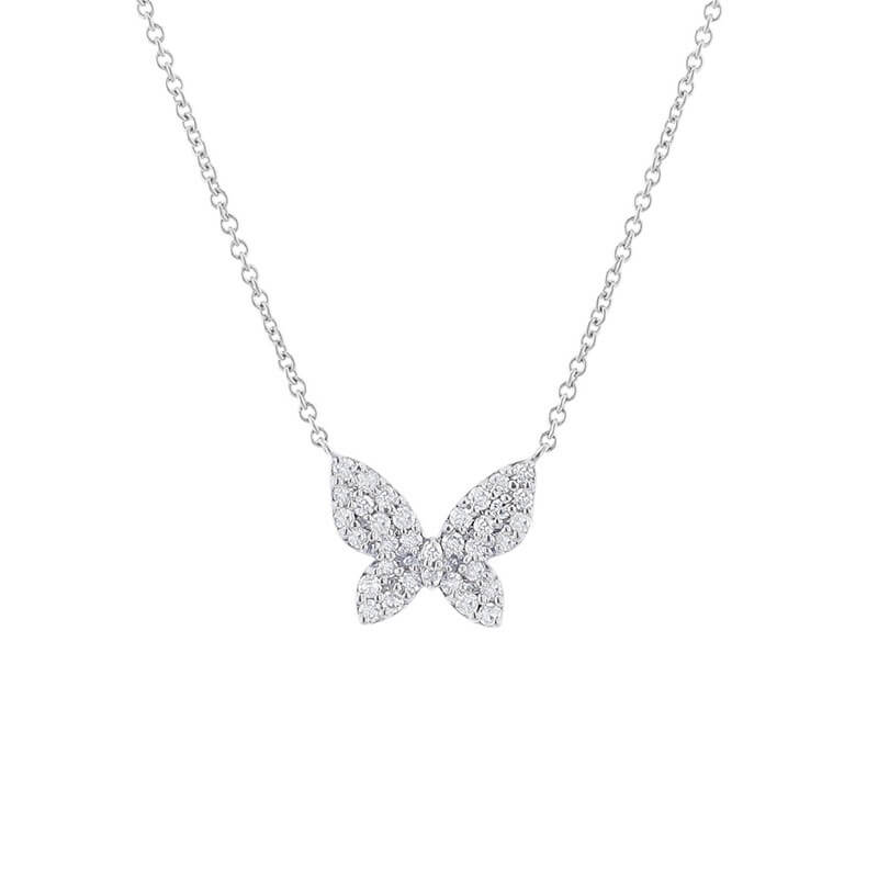 Silver Butterfly Necklace