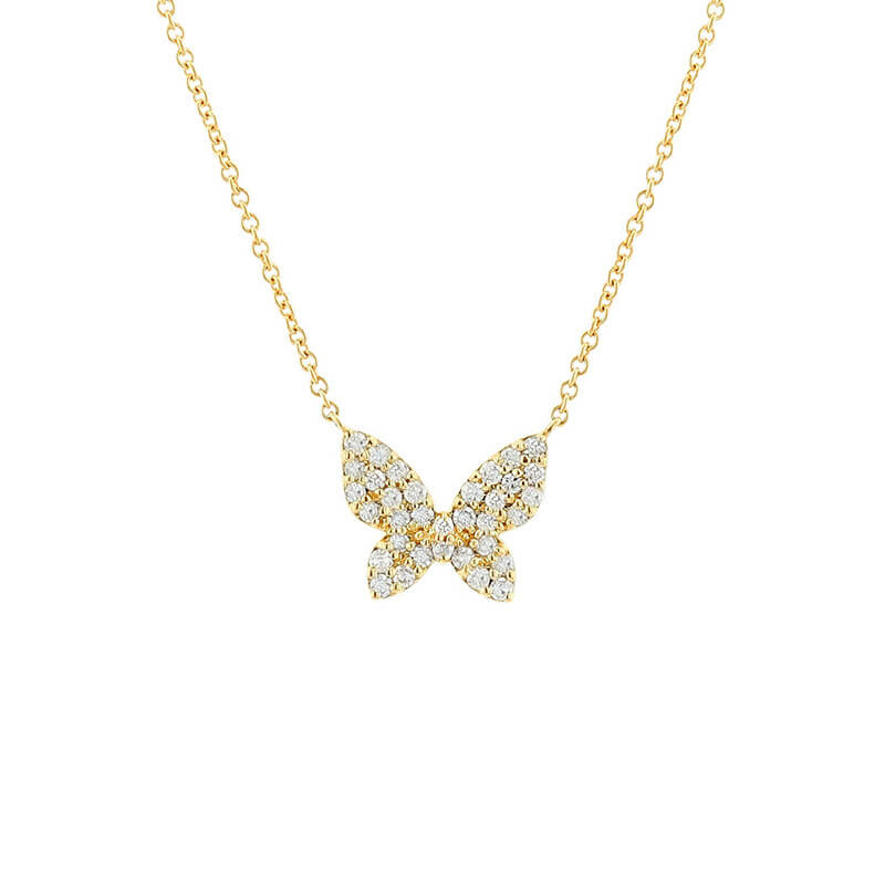 Gold Butterfly Necklace