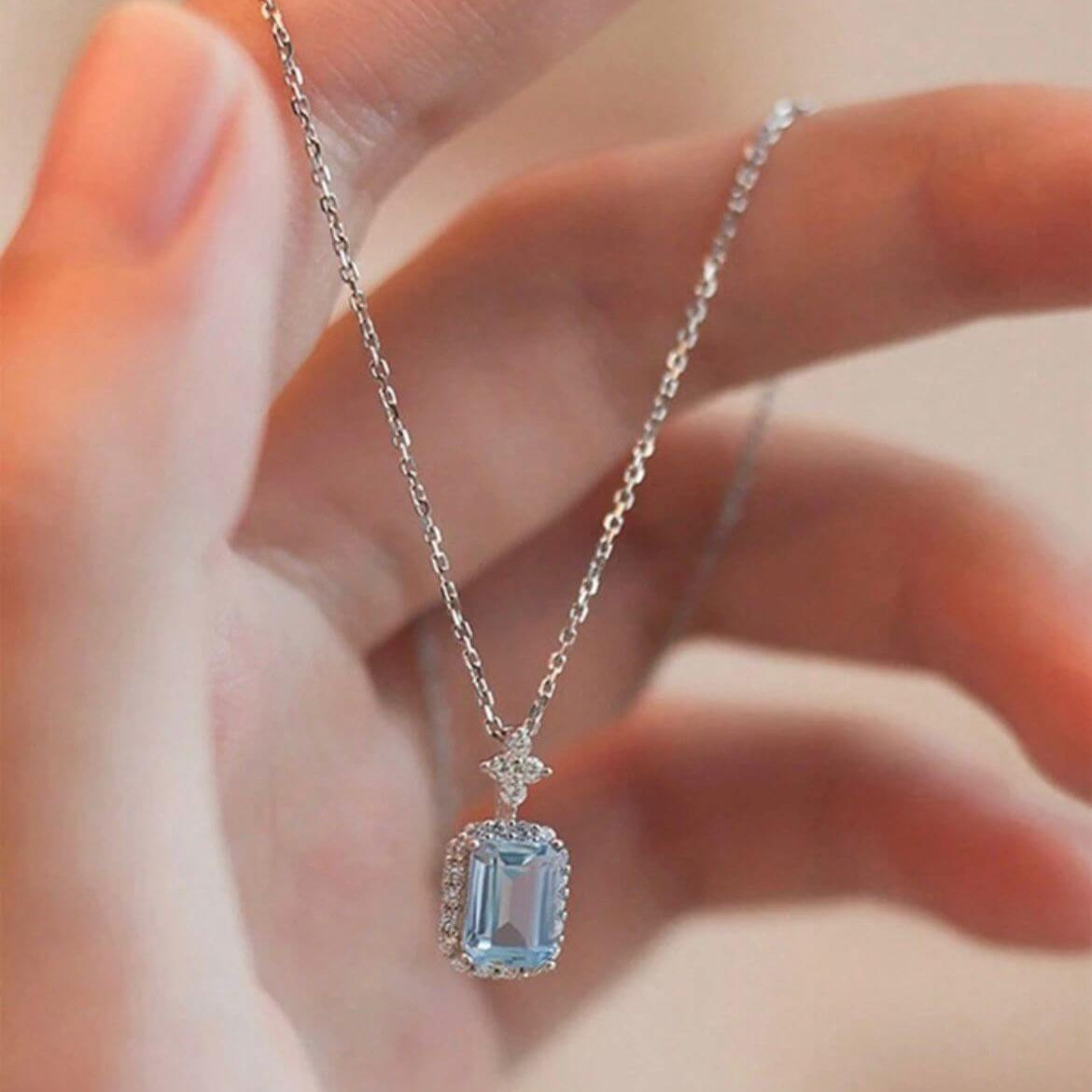 Ocean Stone Pendant Set
