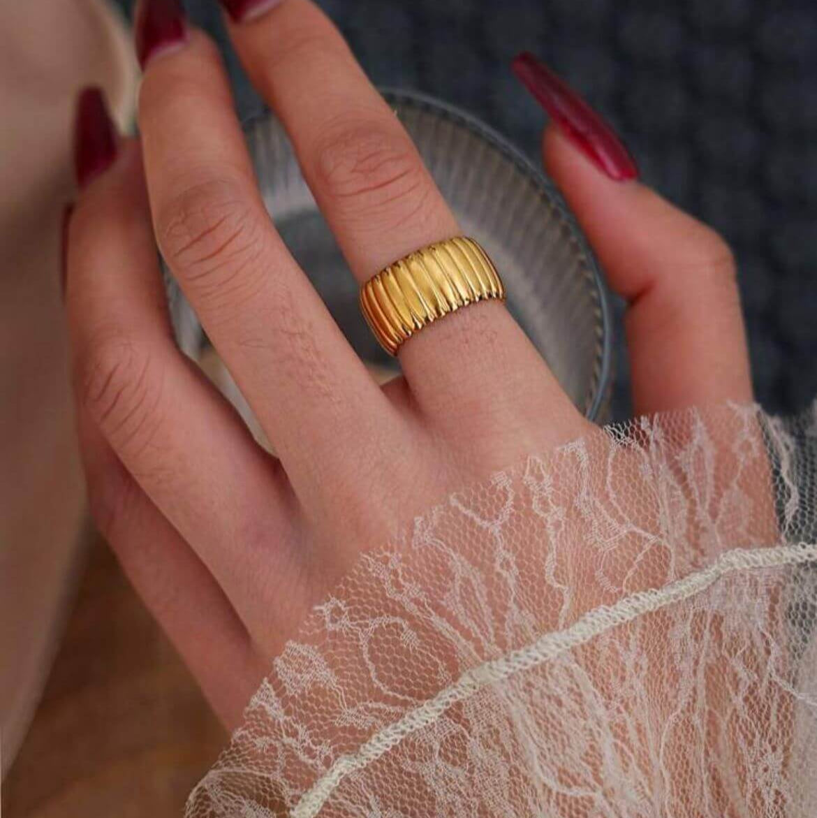 Soft Stripes Ring