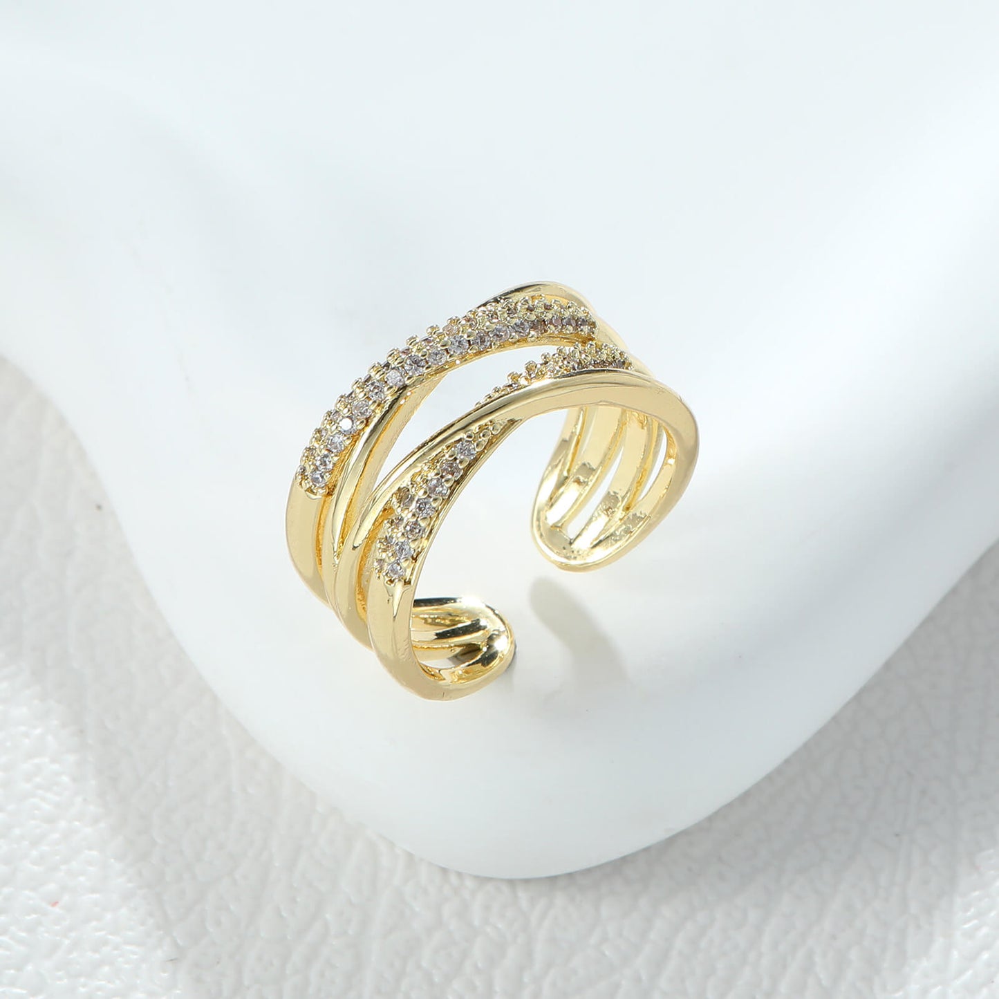 The Gold Aurora Ring