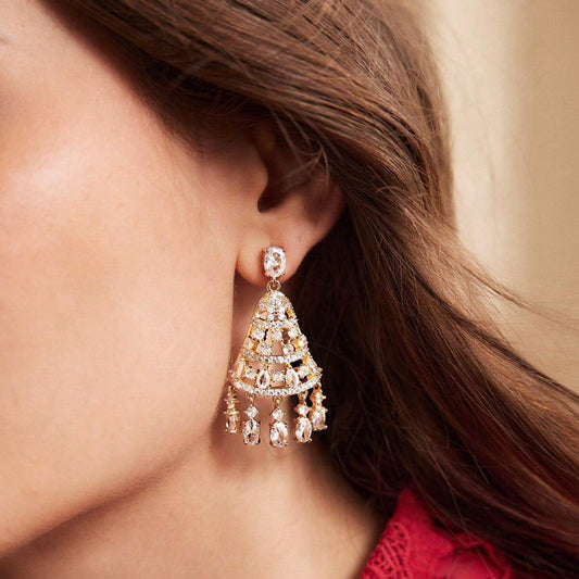 Modern Gold Jhumkay
